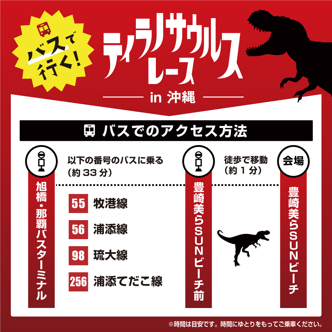 ティラノサウルスレースin沖縄