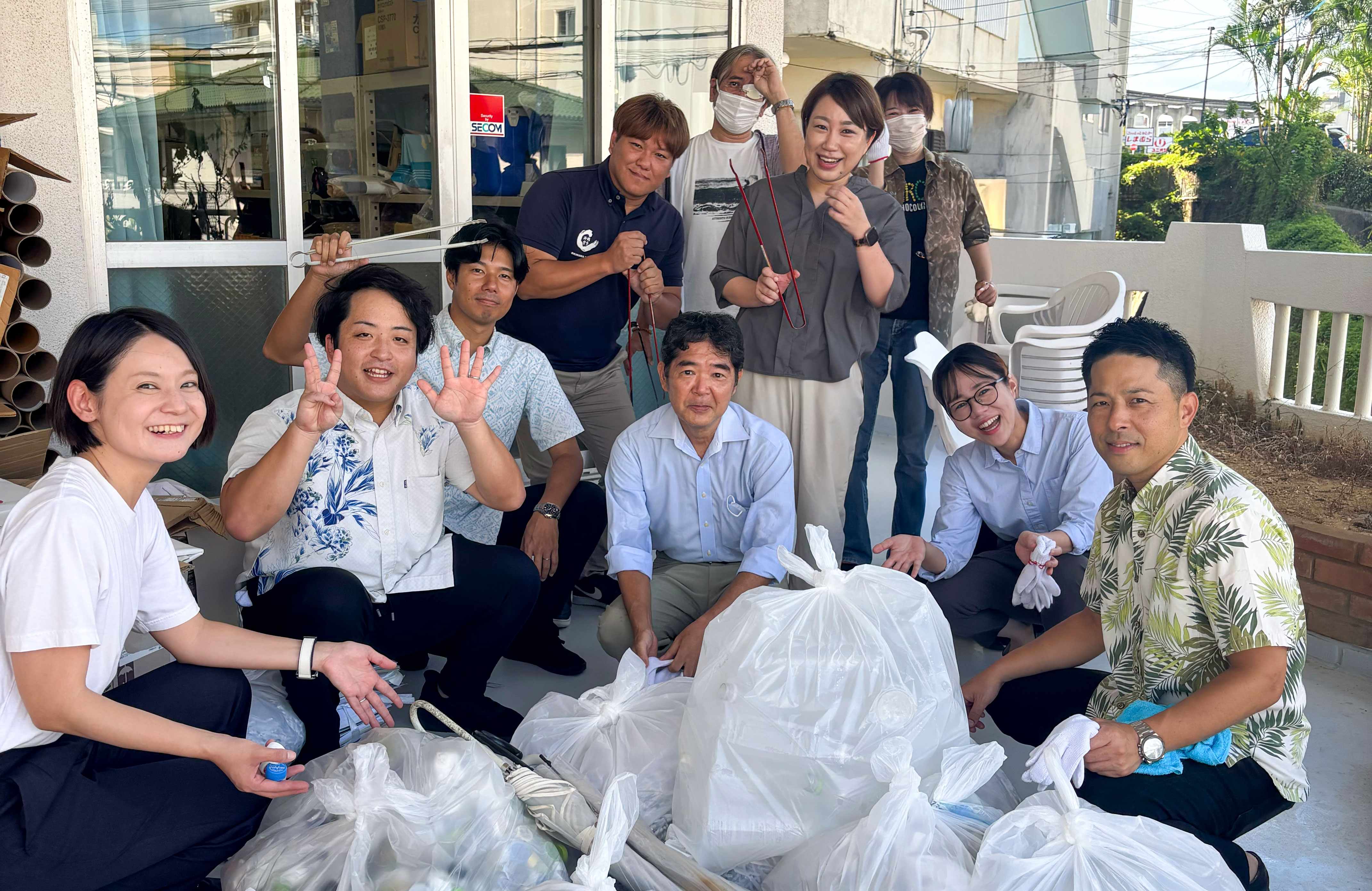 お世話になっている地域の清掃活動