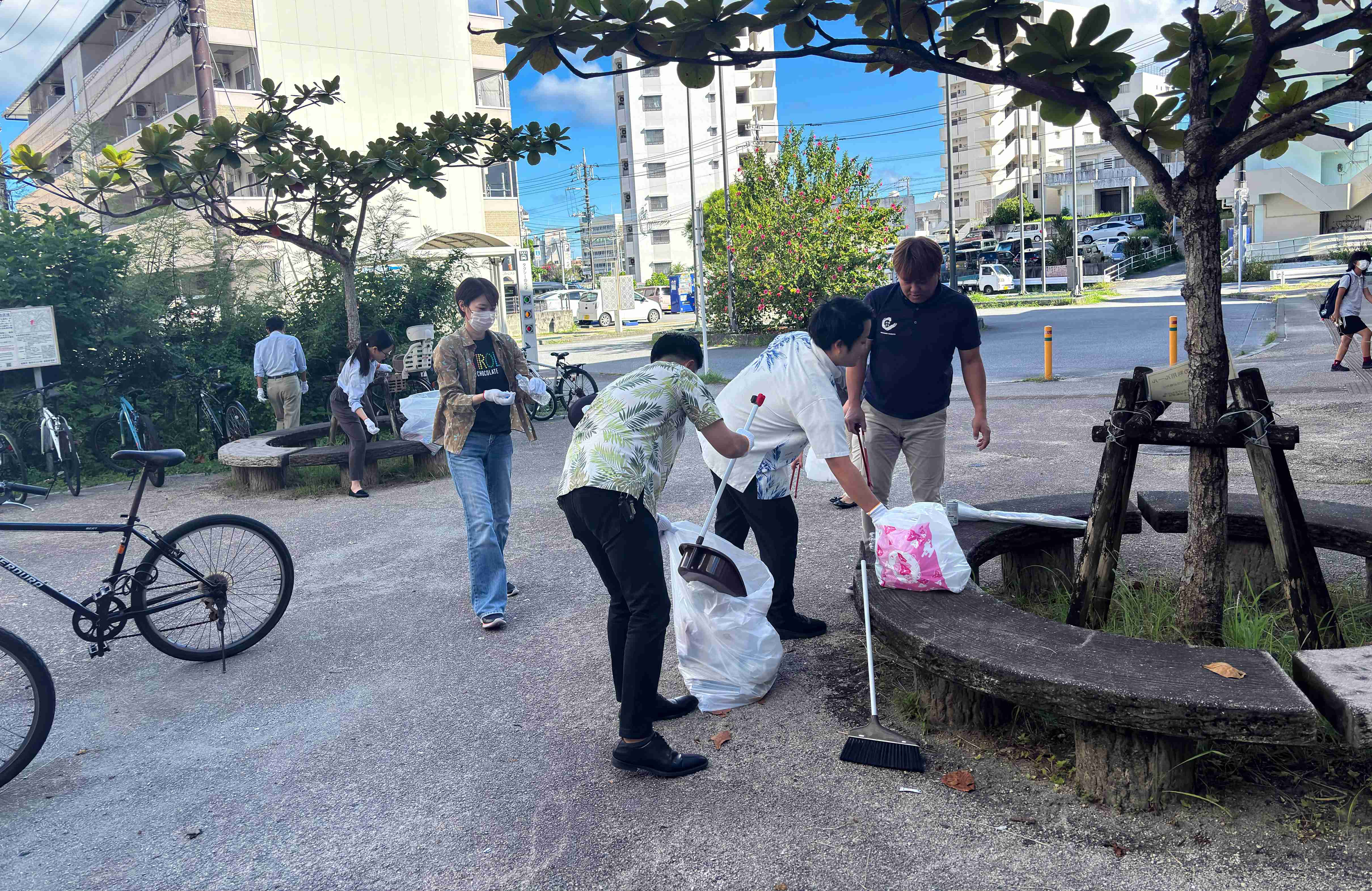 お世話になっている地域の清掃活動